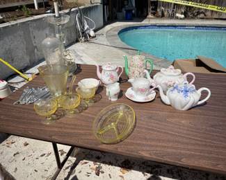 Collectable china, glassware