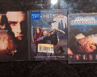 Set of three supernatural movie DVDs