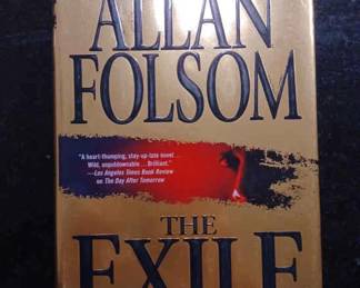 The Exile by Allan Folsom signed