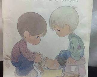 Precious Moments Print I Would Be Like Jesus
