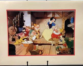 Walt DisneyaTMs 1994 Snow White and the seven dwarfs Exclusive Commemorative Lithograph