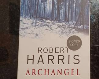 Archangel by Robert Harris signed