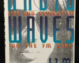 First Edition Signed Jim Ladd Radiowaves Book