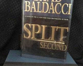 Signed First Edition David Baldacci Second Split Book