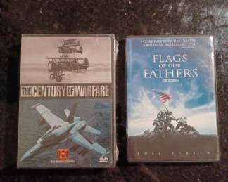 Set of 2 Historical War film DVDs