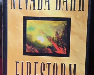1st Edition Firestorm By Nevada Barr Signed