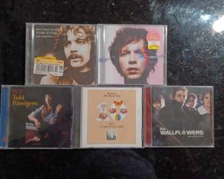 Set of five music CDs