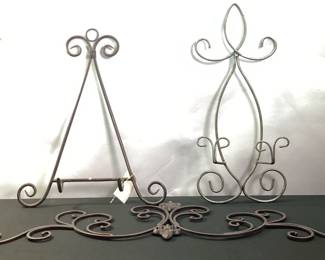 2 Metal Plate Holder Wall MountAnd Metal Wall Mount Frame
