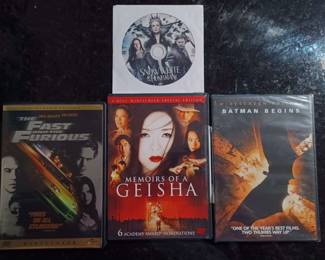 Set of 4 DVD movies