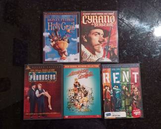 Set of 5 DVD movies