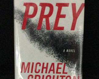 Signed Michael Crichton aPreya Book