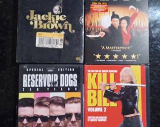 Set of 4 Quinton Tarentino DVD movies