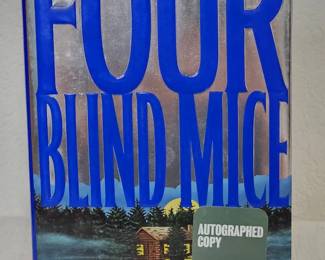 Signed Copy 1st Edition Four Blind Mice By James Patterson