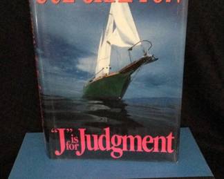 Signed First Edition Sue Grafton J Is For Judgement Book
