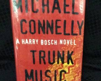 Signed First Edition Michael Connelly Trunk Music Book