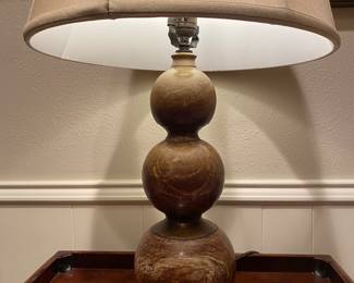 Unique stone lamp