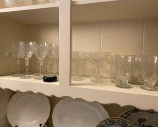 Lots of wonderful glassware