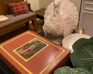 Silverware box , huge turkey