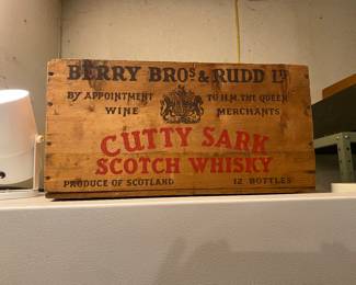 Whiskey crate
Nice collection of old fruit crates as well!