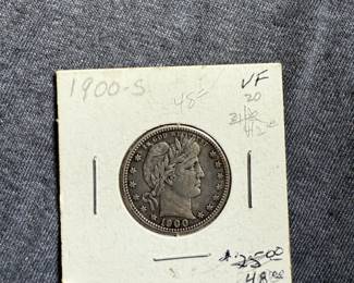 1900 S Silver Quarter