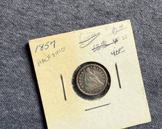 1857 Half Dime