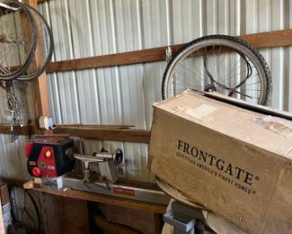 Tools, boxes of ornaments