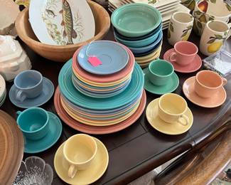 Homer Laughlin FiestaWare Dinner Set