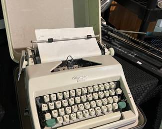 1960’s Olympia Monica manual typewriter
