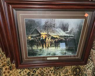 G. Harvey framed print