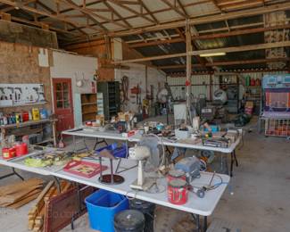 View of the pole barn