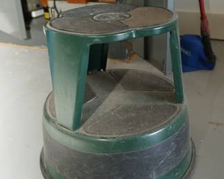 rolling library stool