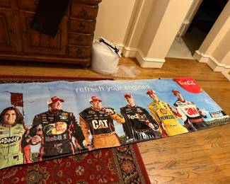 Large nascar 2014 coke banner