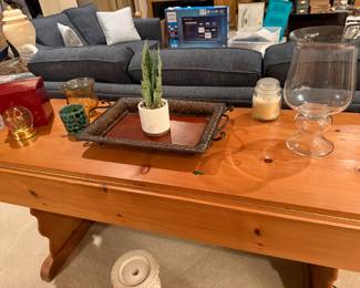 Pine sofa table