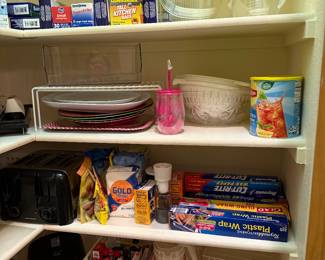 Pantry food items and spices