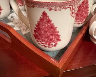 Johnson brothers Christmas mugs