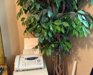 Faux ficus tree