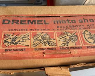 Vintage Dremel moto shop
