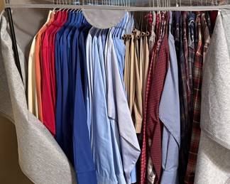 Men’s long sleeved button downs