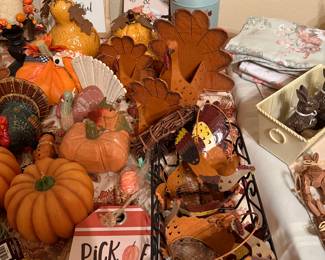 Fall, Thanksgiving, Halloween decorations