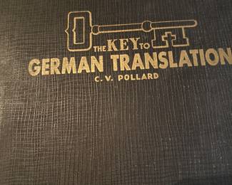 The key to German translation by CV pollard
