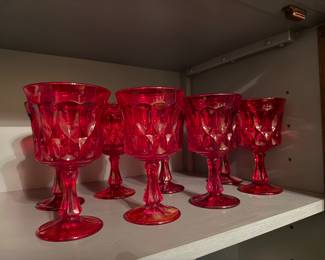 Noritake wine glasses (8)