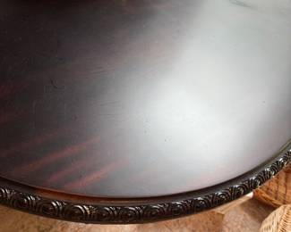Second table that matches the chairs.