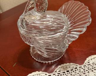 Turkey glass dish