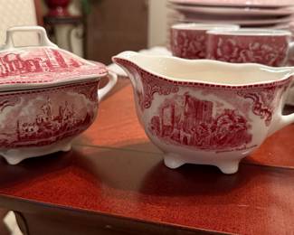 Johnson brothers cream and sugar