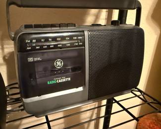 GE radio cassette player