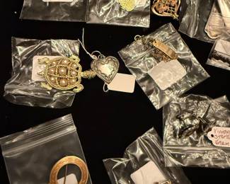 Misc pins and brooches