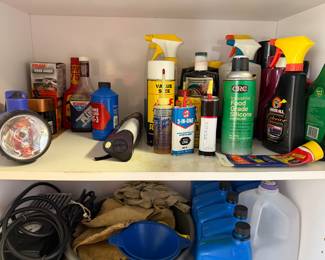 Car cleaning supplies