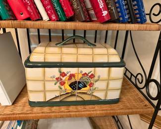 Ceramic bread box