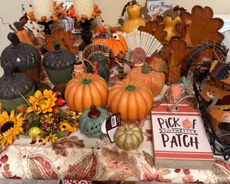 Misc fall decor, Thanksgiving decor