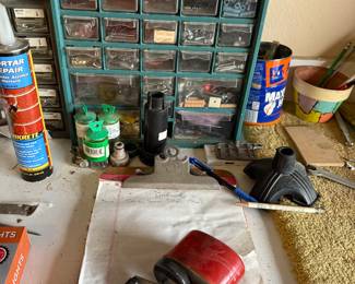 Nail and screw storage box